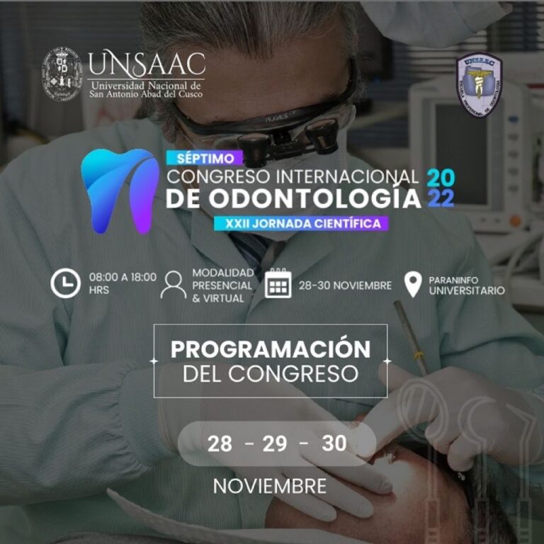 SEPTIMO CONGRESO INTERNACIONAL DE ODONTOLOGÍA