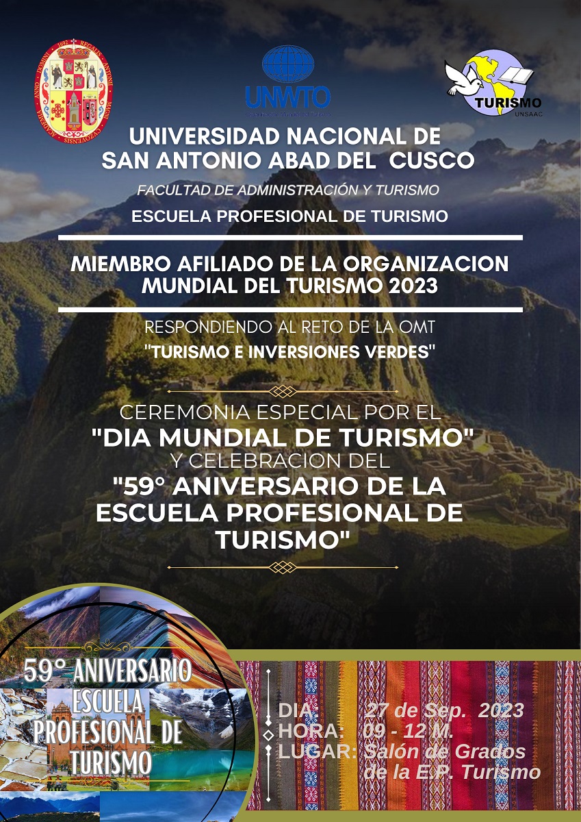 CHARLA POR EL DÍA MUNDIAL DEL TURISMO