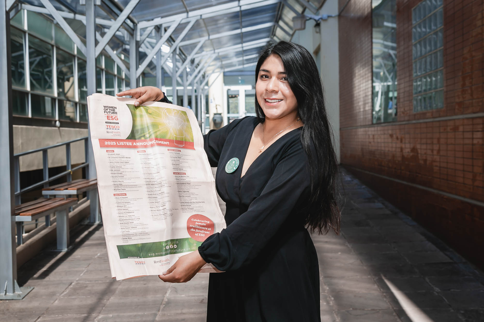 Egresada antoniana, reconocida entre las “50 Rising Stars in ESG 2025” por el Financial Times