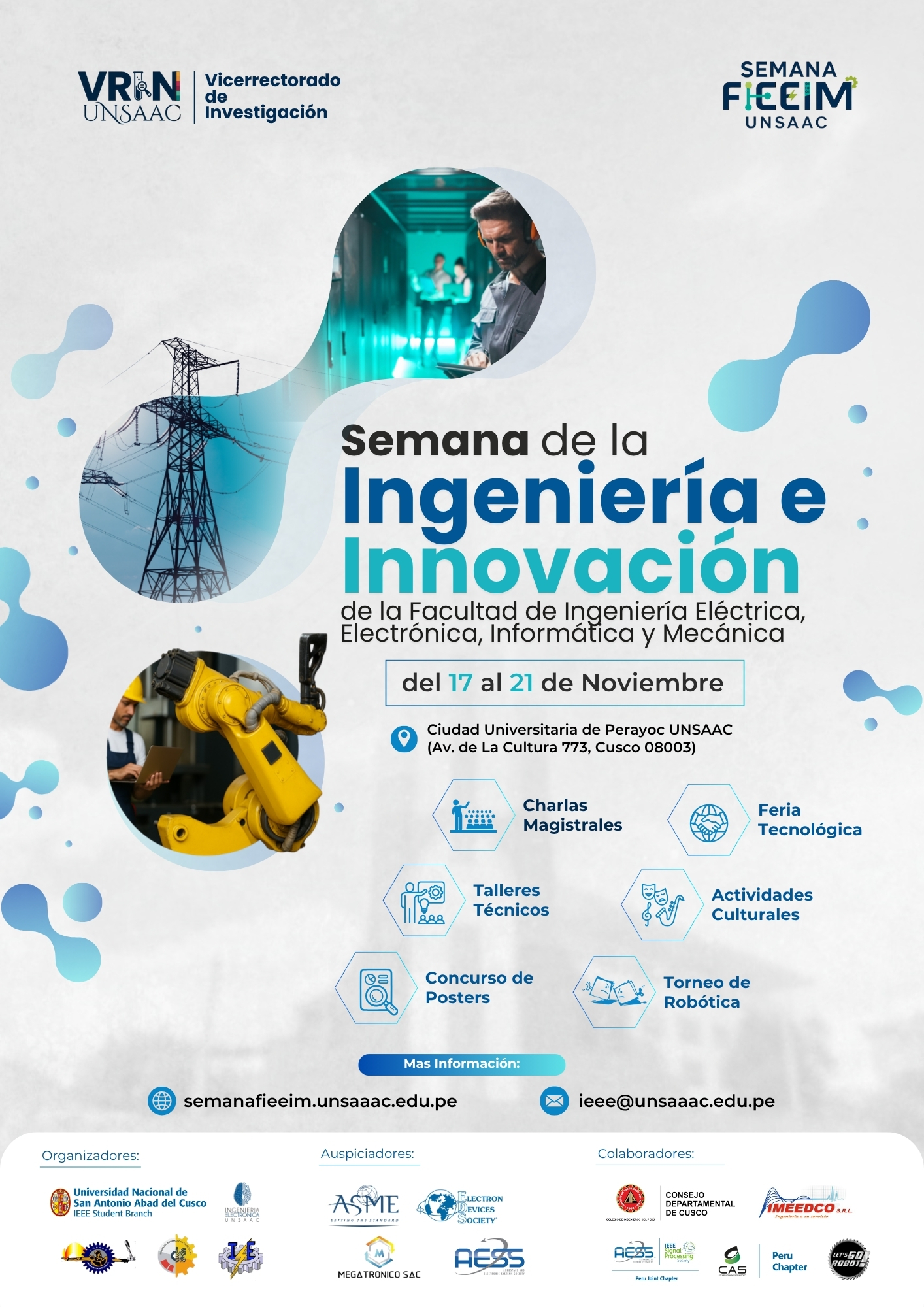 SEMANA FIEEIM: INVITACIÓN A LA SEMANA DE LA INGENIERÍA E INNOVACIÓN 2025