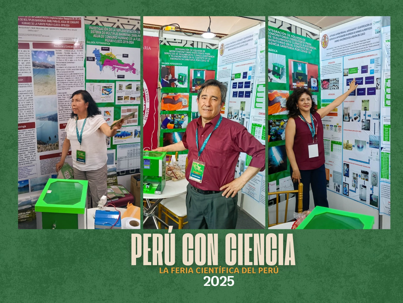 UNSAAC presente en la feria científica «Perú con Ciencia»; con tres proyectos de alto impacto